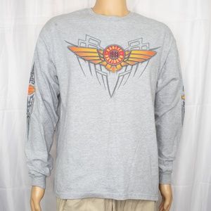 Harley-Davidson Gray Shirt Battlefield Gettysburg